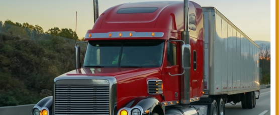 Truck Driving on Highway