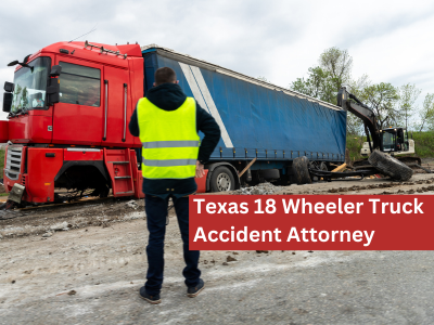 A person observing an 18 wheeler Truck Accident in Texas. Texas Attorney