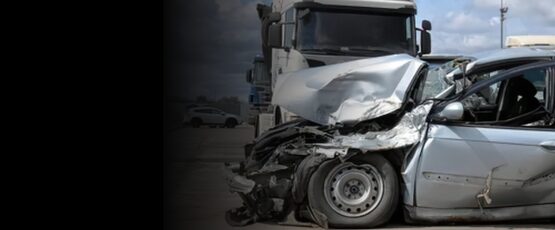 Commercial truck involved in a highway accident in the Rio Grande Valley, Texas.