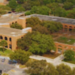 Aerial view of the UTRGV Edinburg campus in the Rio Grande Valley