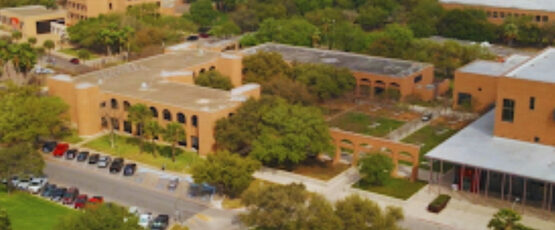 Aerial view of the UTRGV Edinburg campus in the Rio Grande Valley